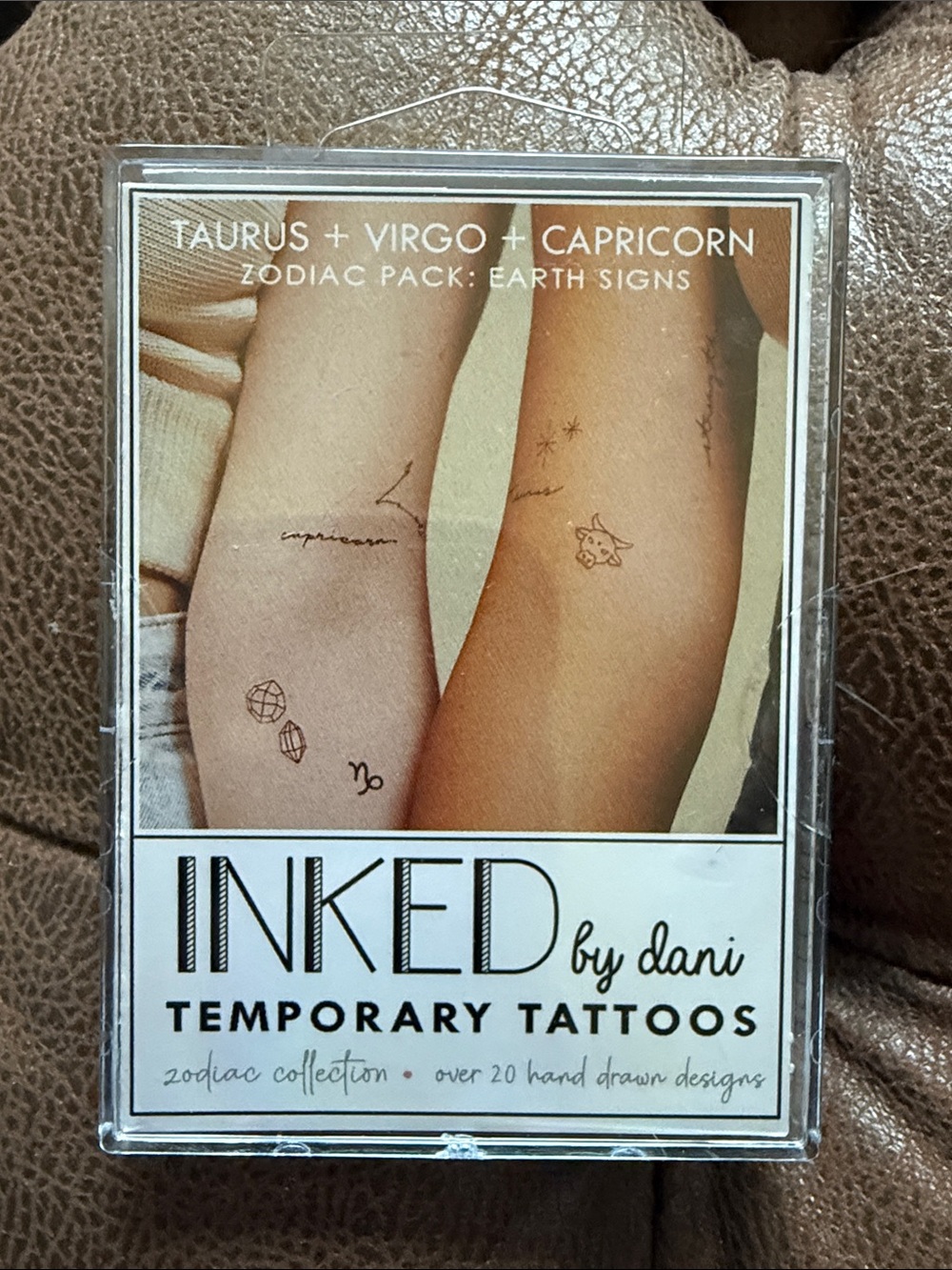 INKED by dani Temporary Tattoo Pack - Earth Zodiac Designs